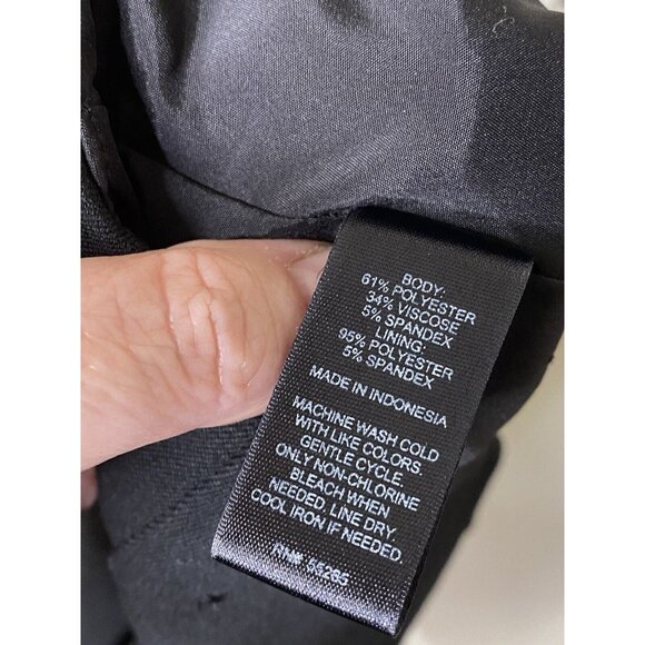 Express Size 8 Black Pencil Skirt Fully Lined Workwear Officecore Classic - Picture 7 of 7